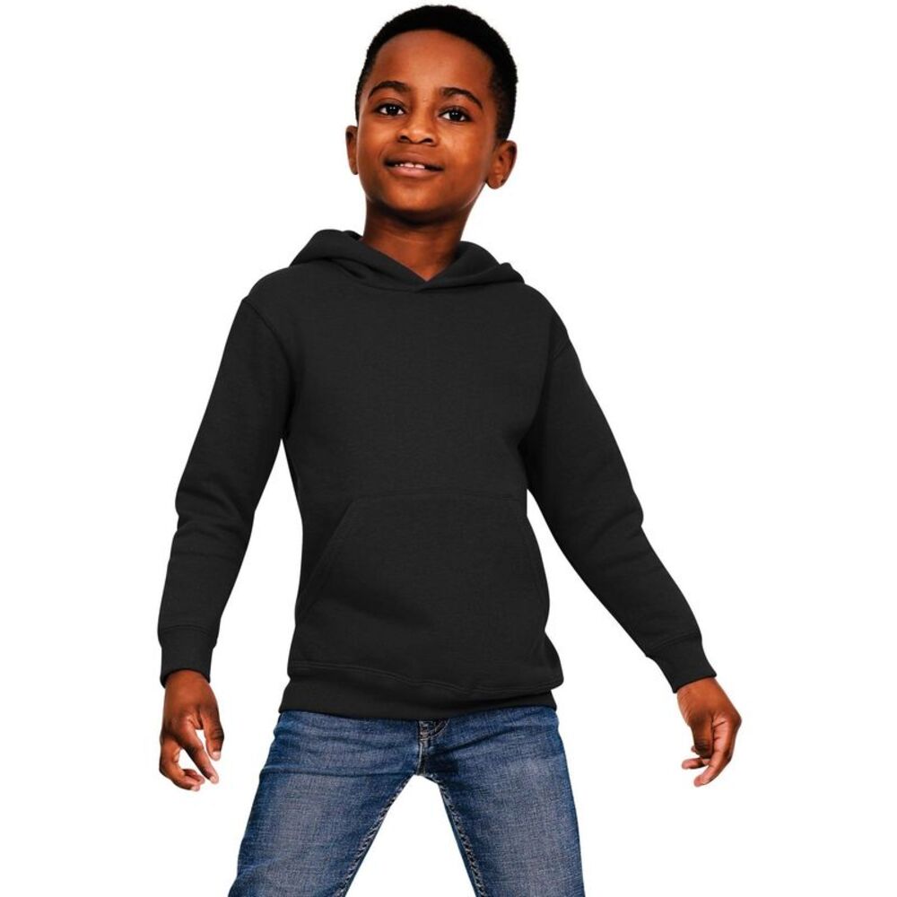 Casual Classics Childrens/Kids Blended Ringspun Cotton Hoodie / Black